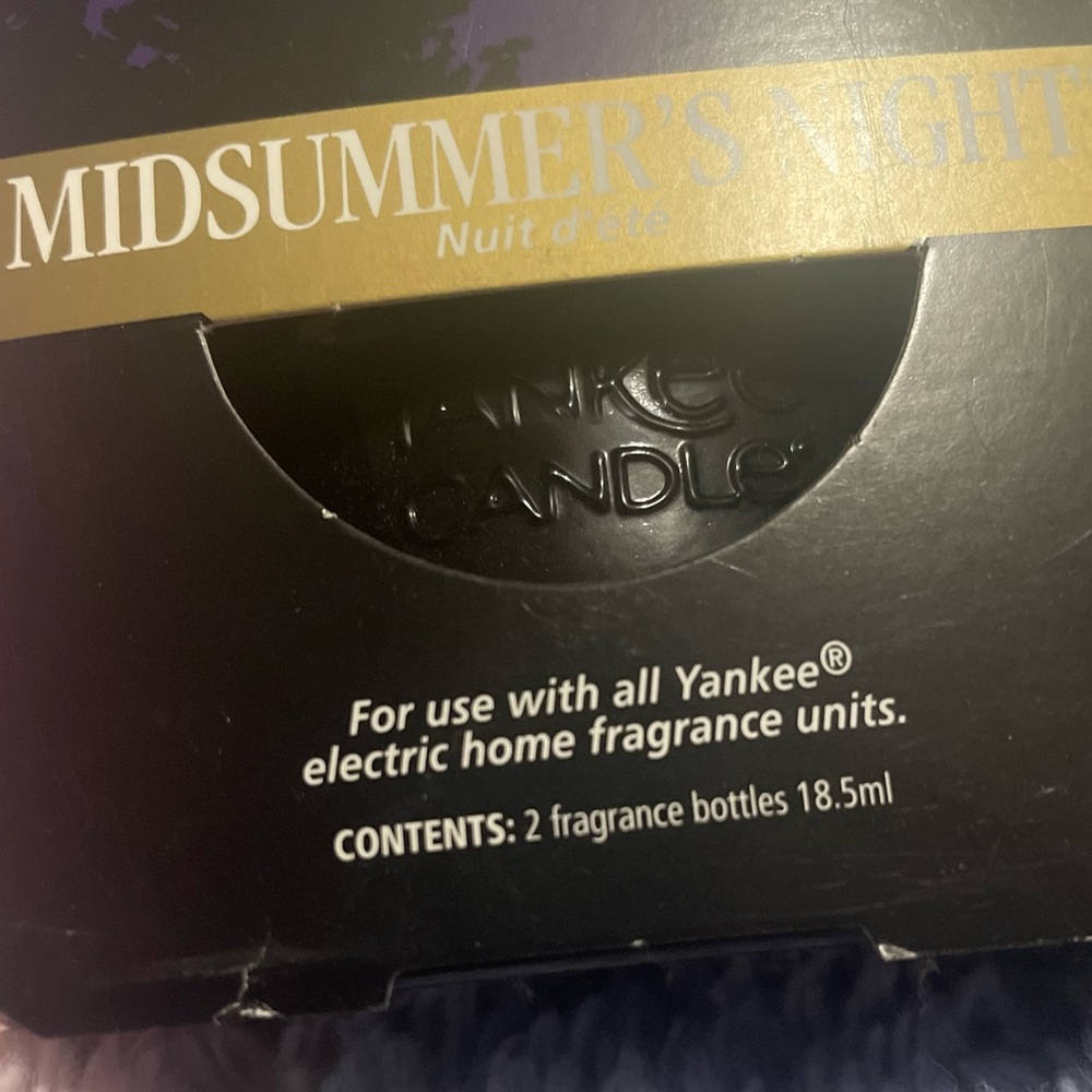 Yankee Candle MIDSUMMER'S NIGHT Scented Oil PLUG-IN REFILL 2 boxes, 4 refills - Picture 5 of 5
